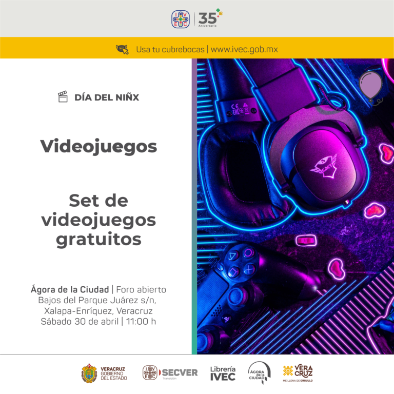 Presenta IVEC actividades del mundo de los videojuegos, a través de #CineIVEC