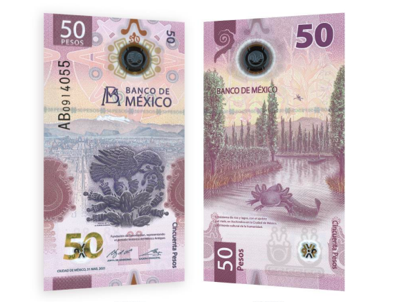 Banco de México recibirá el «Premio al Billete de Banco del Año»
