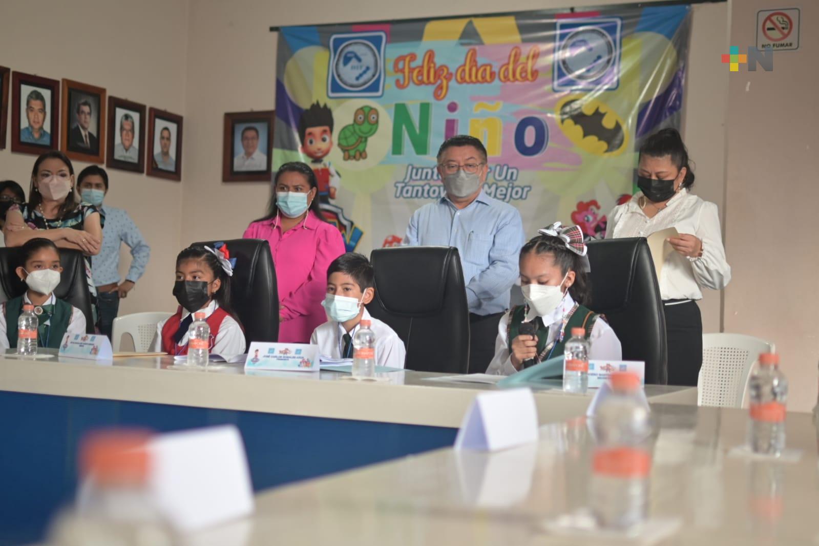 Instalan cabildo infantil en Tantoyuca