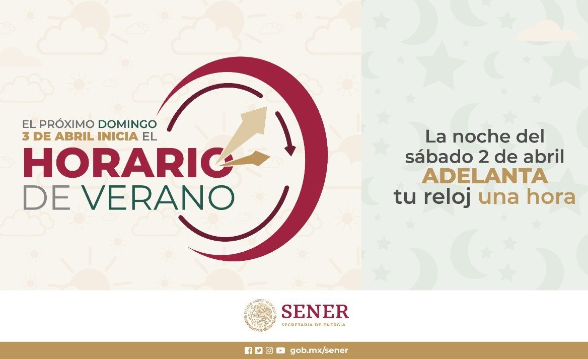 Este domingo inicia el Horario de Verano