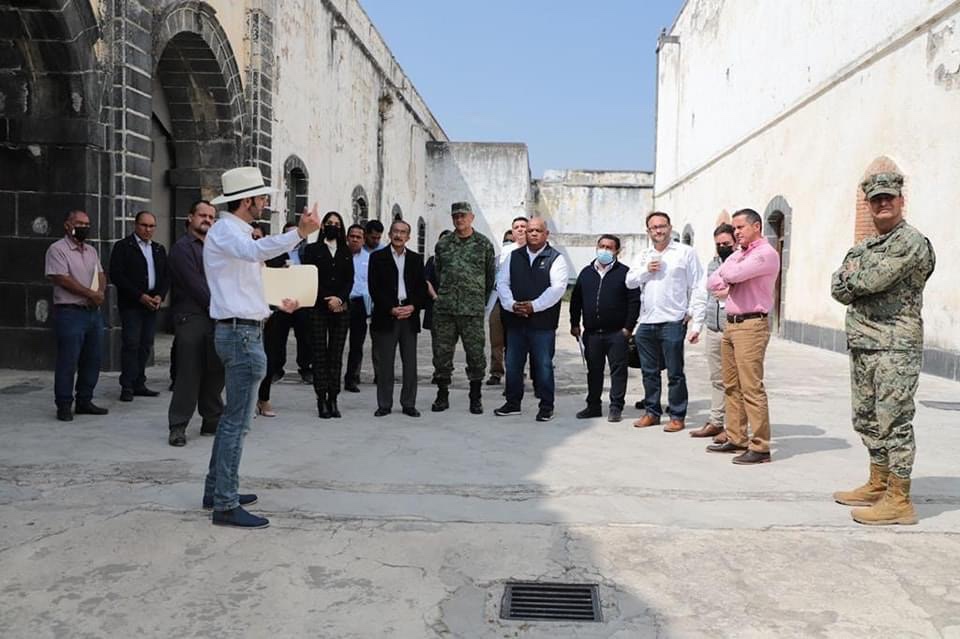 Rehabilitará gobierno estatal la Fortaleza de San Carlos, anuncia el secretario, Eric Cisneros