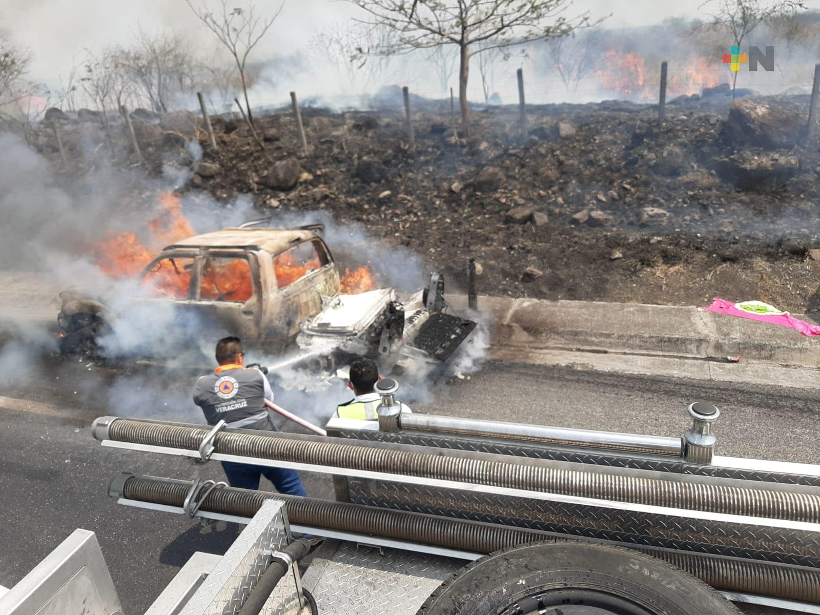 Controlado el incendio a la altura de Plan del Río; sin personas lesionadas