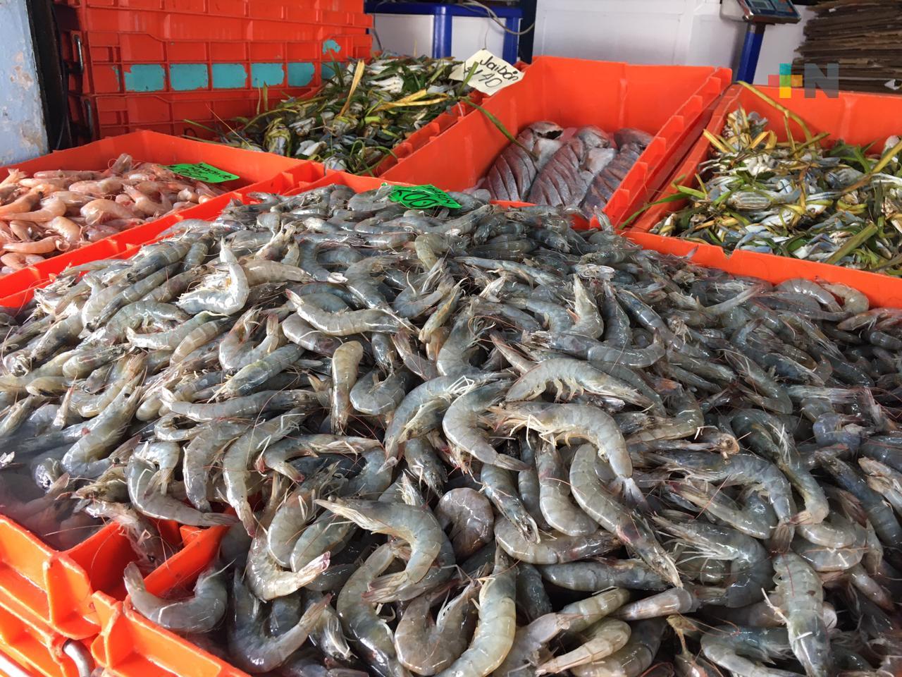 Sin repuntar ventas de mariscos durante la Cuaresma en Xalapa