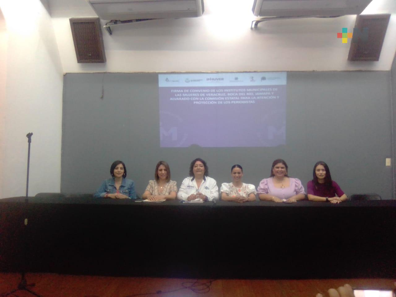 CEAPP e institutos municipales de las mujeres desarrollarán estrategias para atender a periodistas