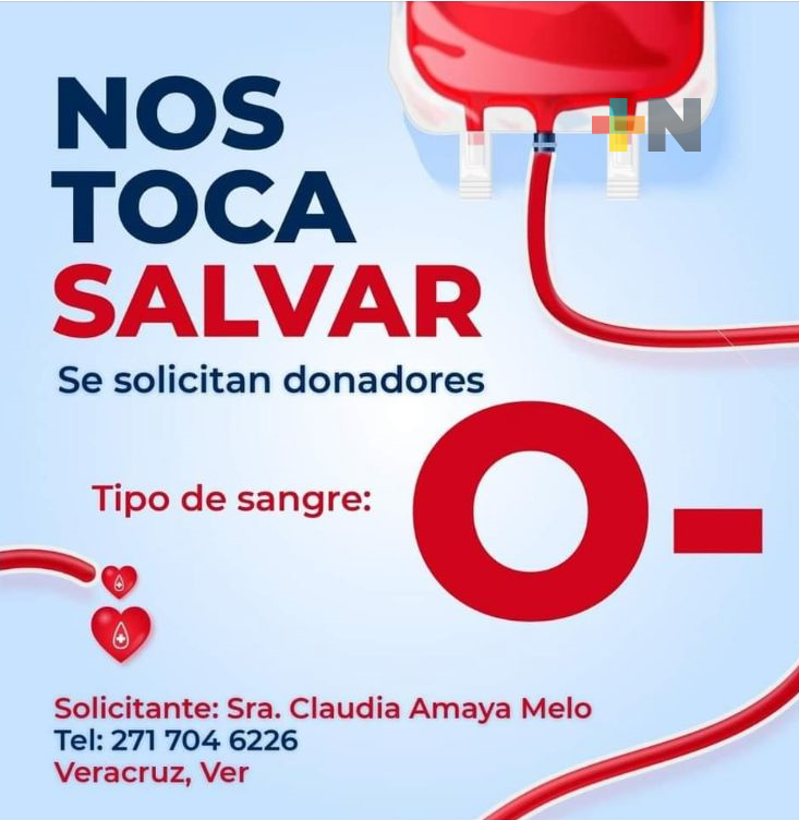 Urgen donadores de Sangre