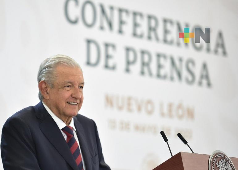 Federación apoya a Nuevo León en abasto de agua y seguridad: AMLO