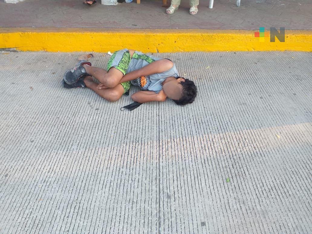 DIF de Coatzacoalcos atiende a menor localizado en Villa Allende