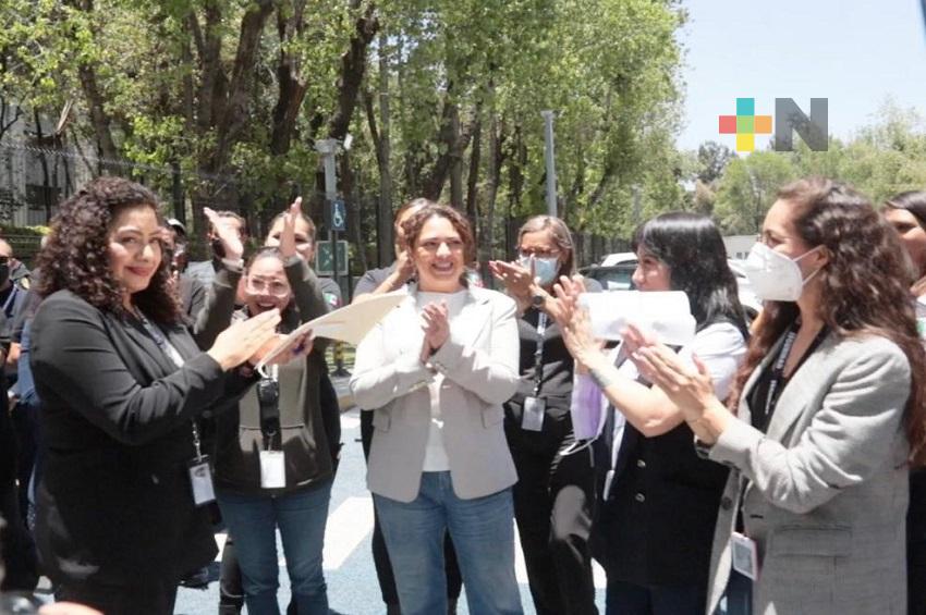 Por primera vez en la Cámara de Diputados una mujer es la supervisora de Seguridad