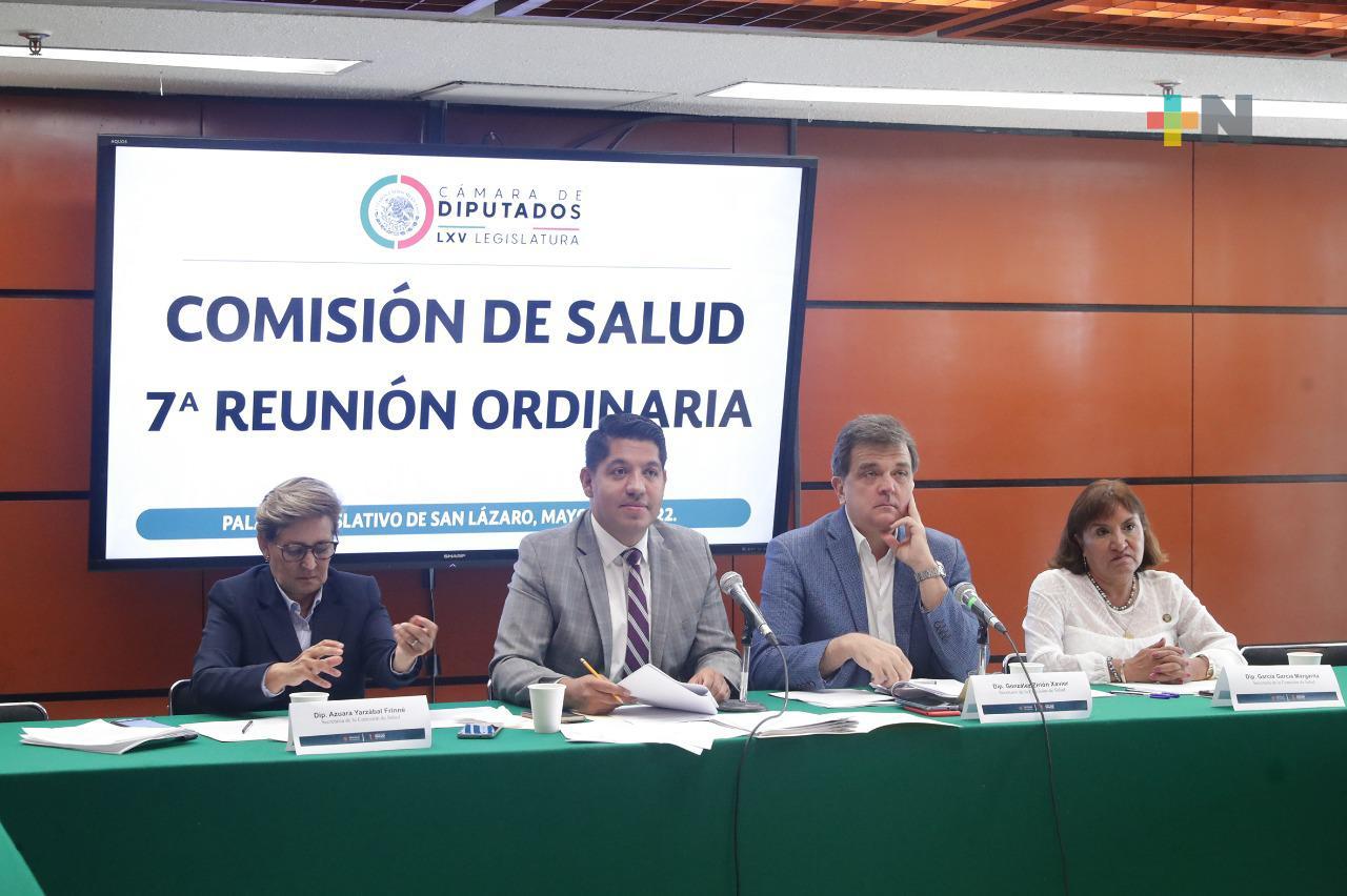 Legisladores de la Comisión de Salud acuerdan reunirse con titulares de Cofepris y del ISSSTE