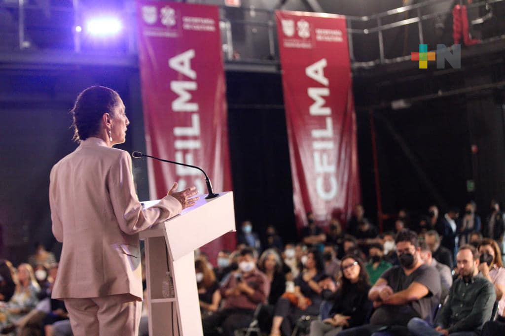 Industria audiovisual genera más de 104 mil empleos en CDMX: Claudia Sheinbaum