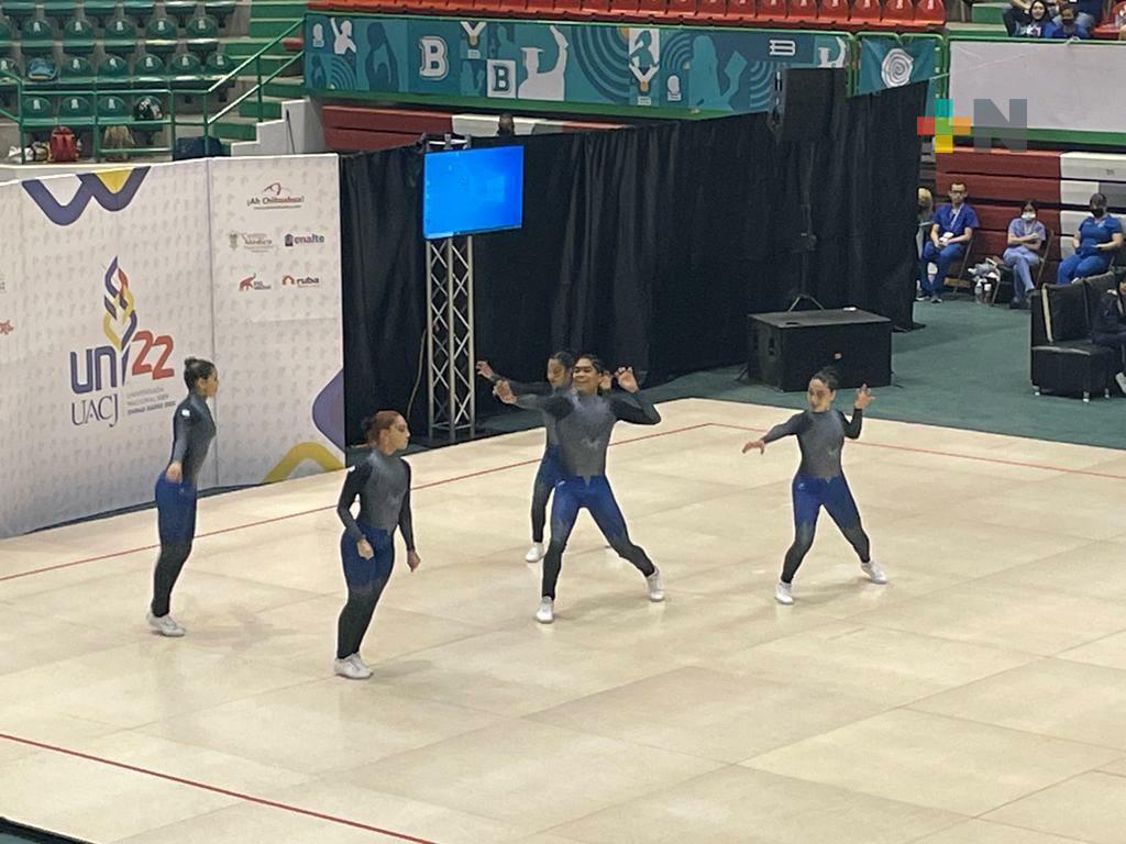 Halcones UV ganan oro en gimnasia aeróbica de Universiada Nacional 2022