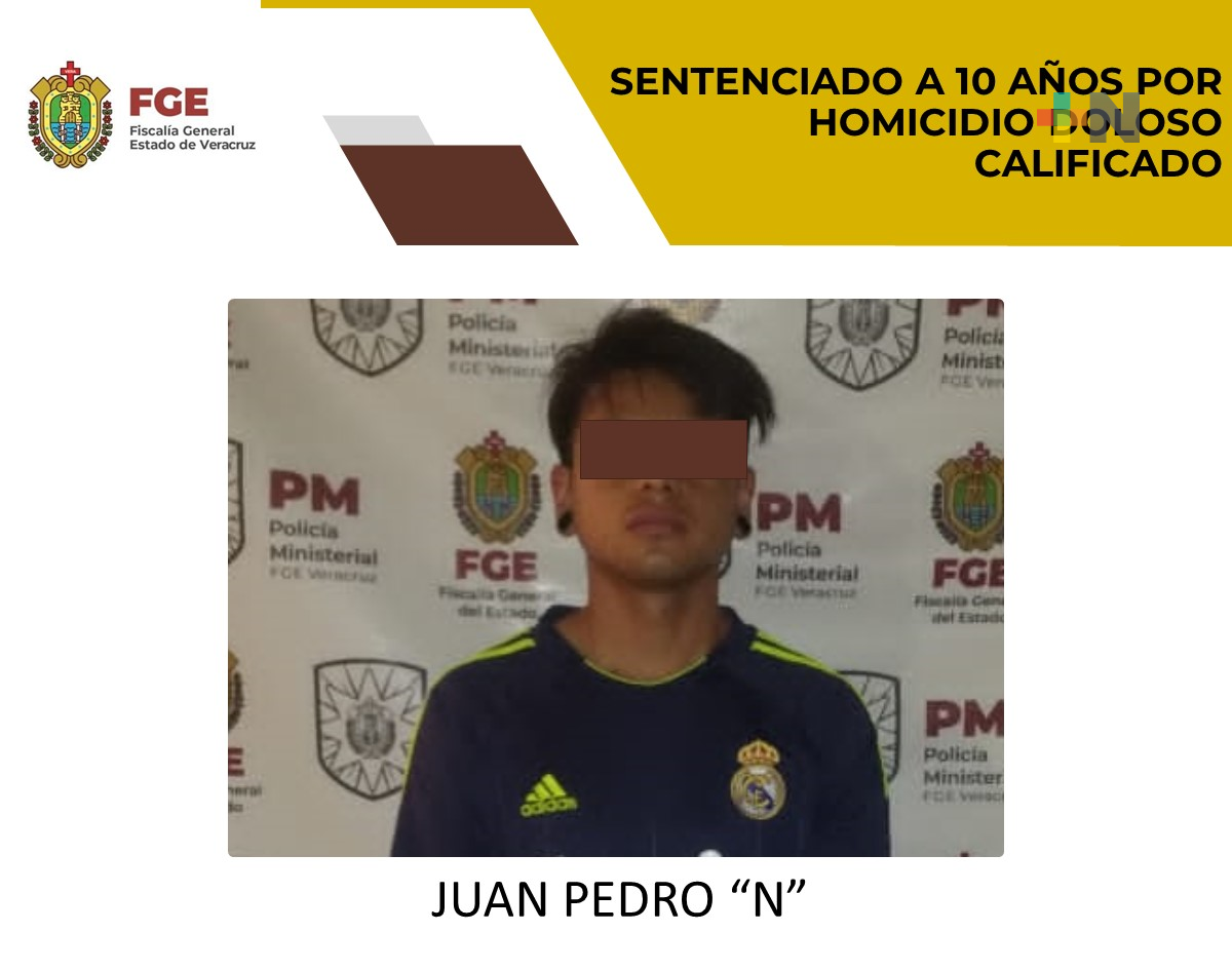 Obtiene FGE fallo condenatorio en contra de homicida