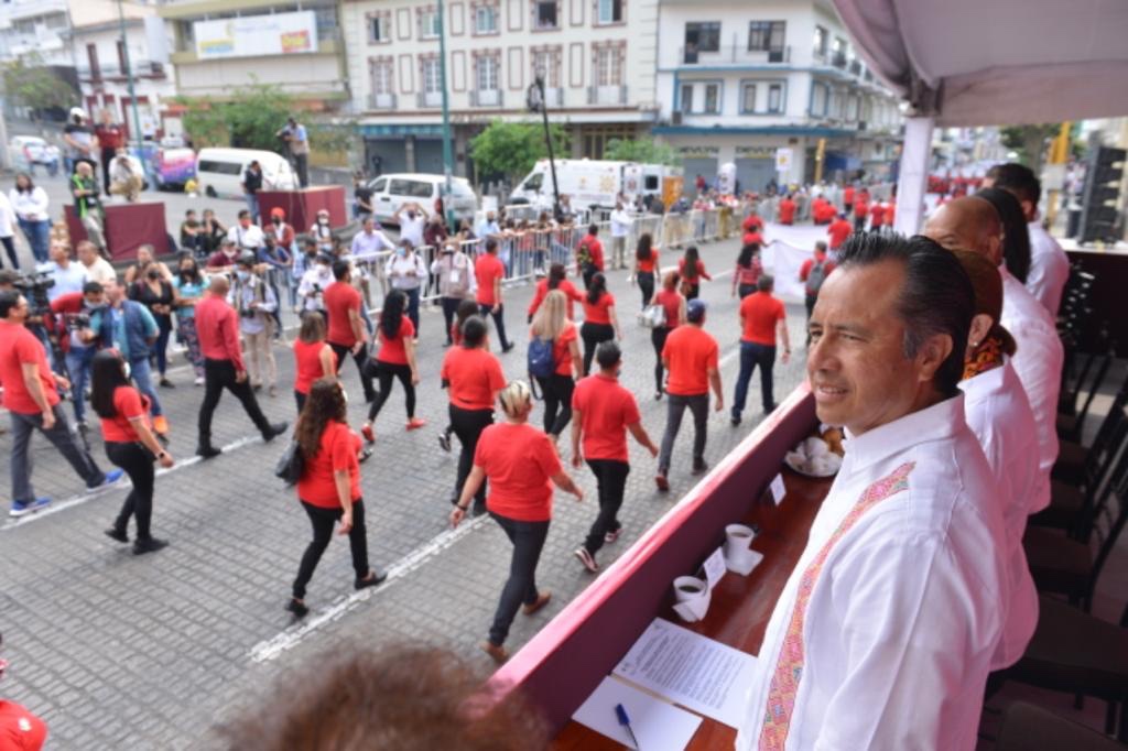 En Día del Trabajo, escucha Gobernador Cuitláhuac García demandas de la fuerza productiva estatal