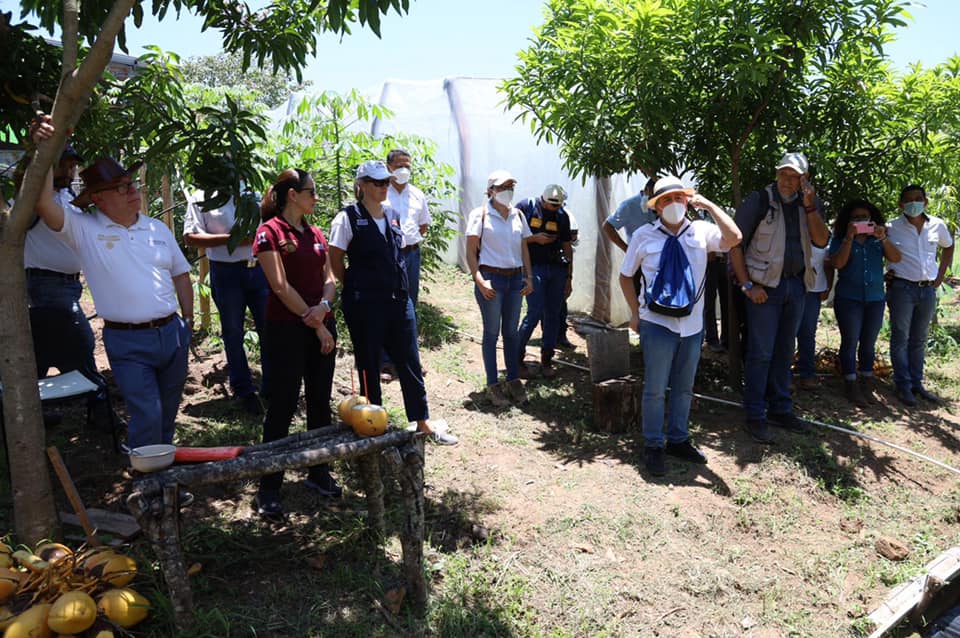Amexcid y FAO visitan El Salvador para dar seguimiento al programa Mesoamérica sin Hambre en este país