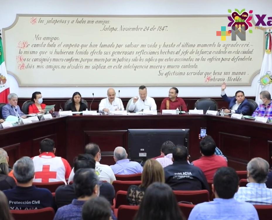 Ayuntamiento de Xalapa instaló Consejo Municipal de Protección Civil