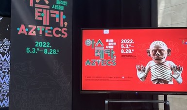 Exposición Aztecas, en el Museo Nacional de Corea en Seúl