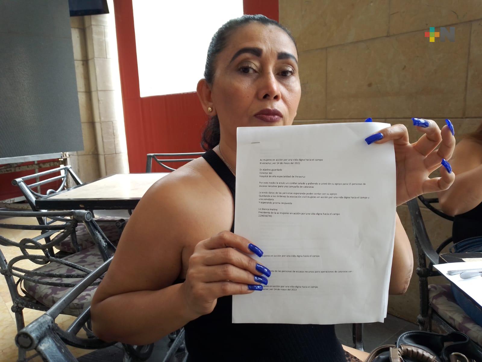 Personas de escasos recursos requieren cirugía de cataratas