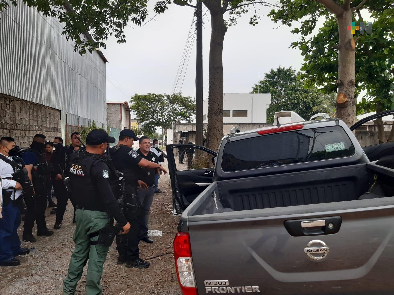 Un detenido por detonaciones en Veracruz puerto; titular de SSP encabezó operativo