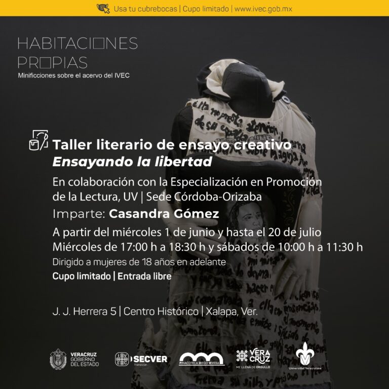 Convoca IVEC a participar en el taller “Ensayando la libertad”