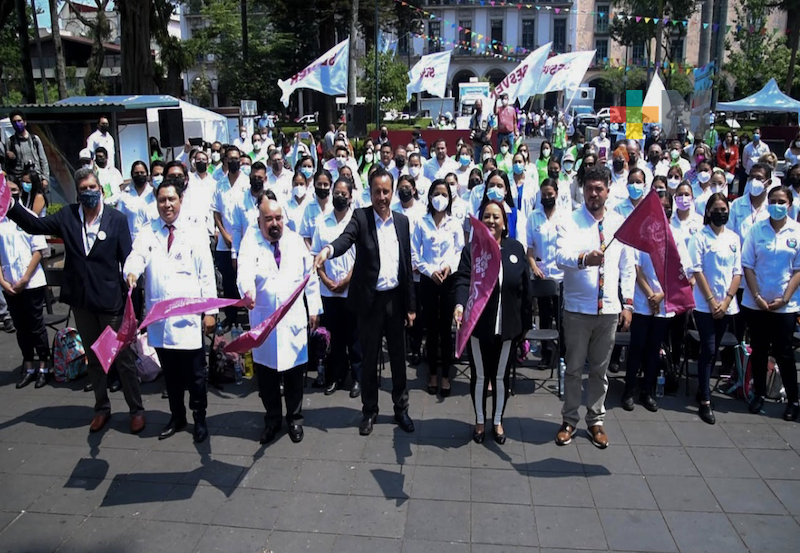 Gobernador da banderazo a la Semana Nacional de Protección contra Riesgos Sanitarios