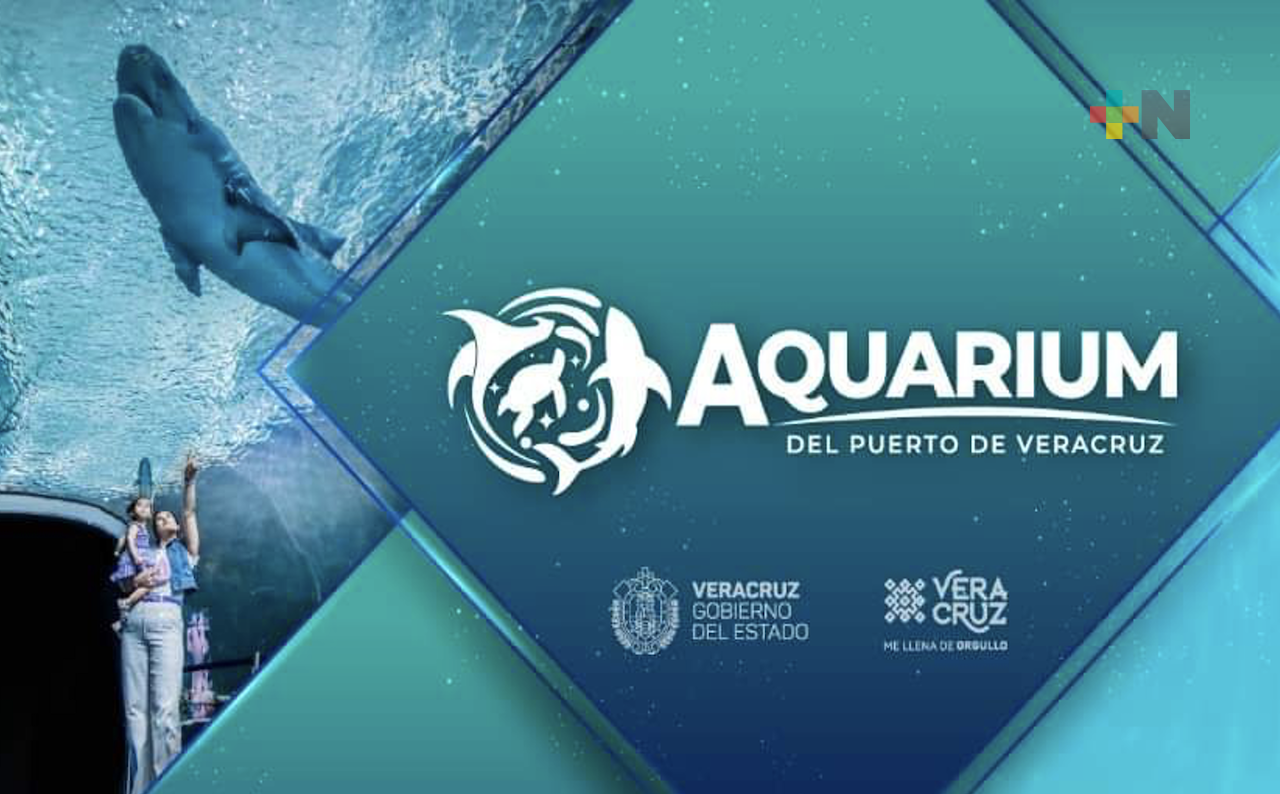 Así es la nueva imagen del Aquarium de Veracruz