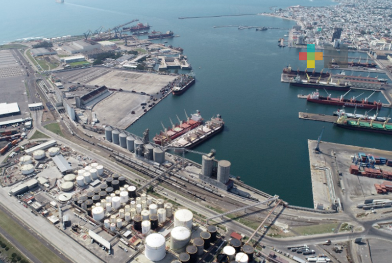 En enero-abril de 2022, el puerto de Veracruz aumentó en 9.4% su movimiento de carga