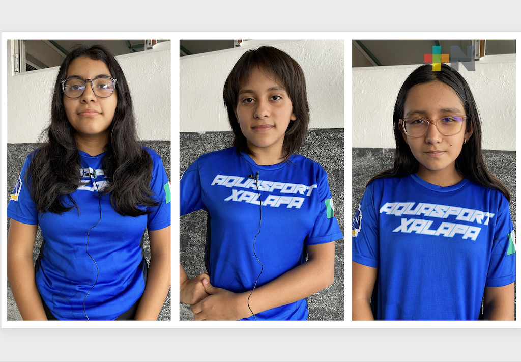 Competirán nadadoras de Aquasport Xalapa en Grand Prix Kids, Guadalajara 2022