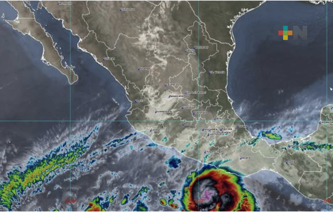 El centro de Agatha tocó tierra en La Redonda, San Pedro Pochutla, Oaxaca