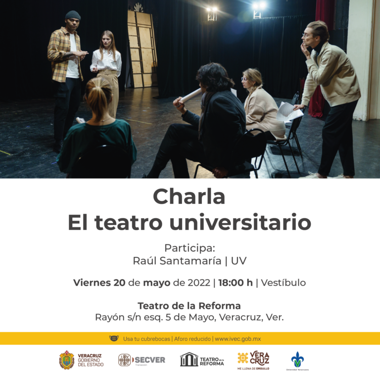 Invitan IVEC y Difusión Cultural UV a dialogar sobre el teatro universitario