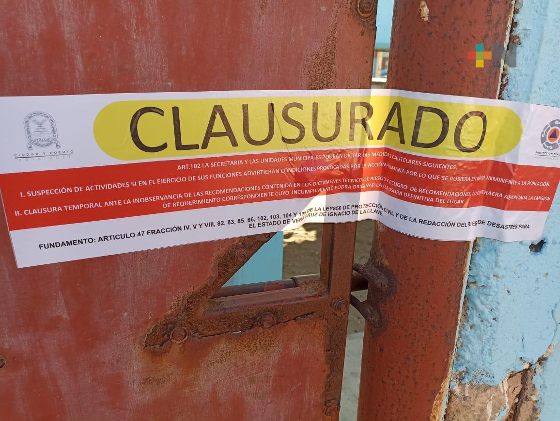 Clausuran deportivo en Coatzacoalcos tras la batalla campal del fin de semana