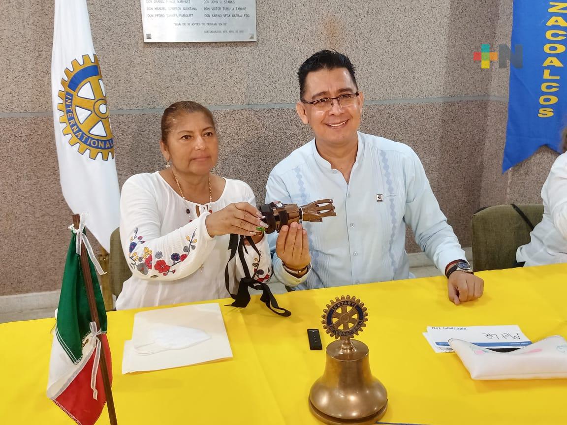 Club Rotario y DIF de Coatzacoalcos entregarán prótesis de mano