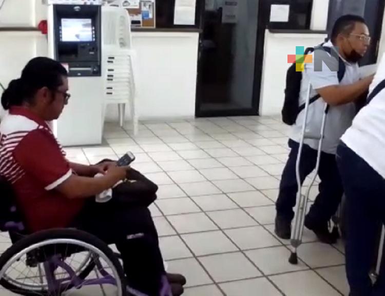 En Tuxpan, personas con discapacidad piden ser considerados en actividades recreativas
