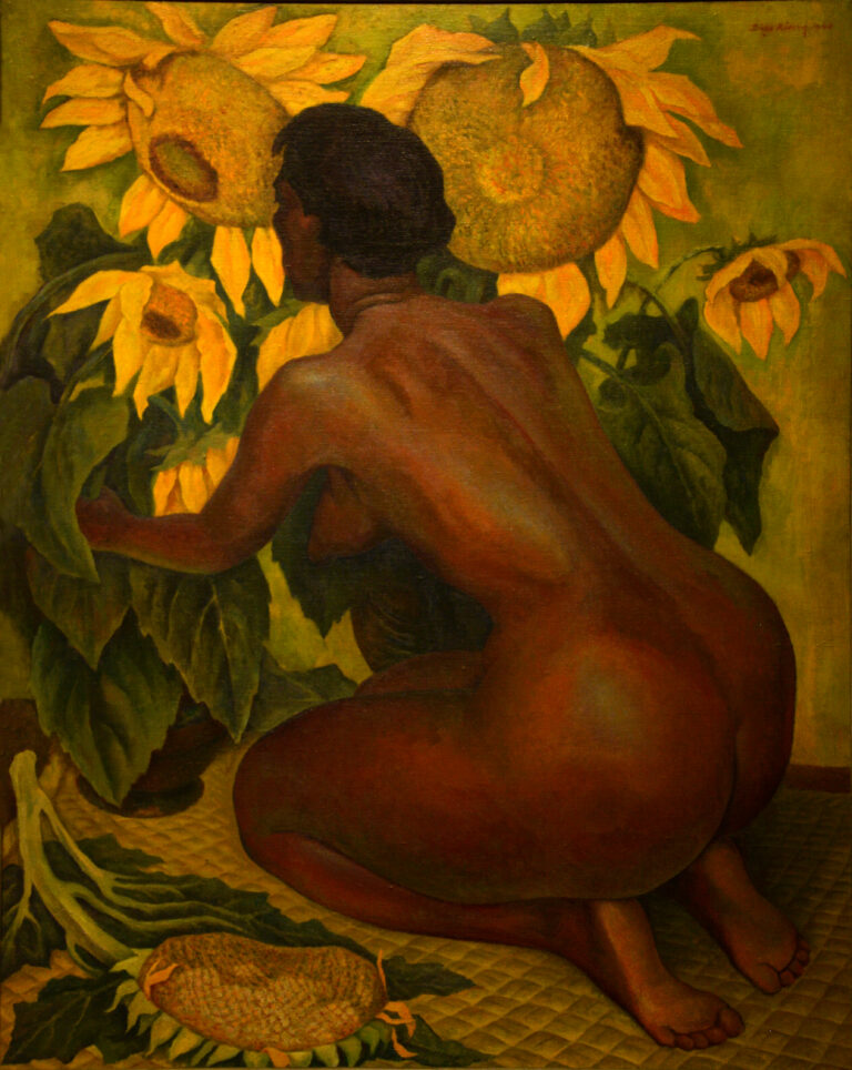 Desnudo con girasoles de Diego Rivera se presentará en el Museo de Arte Moderno
