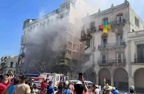Destruye fuerte explosión el Hotel Saratoga, en Cuba