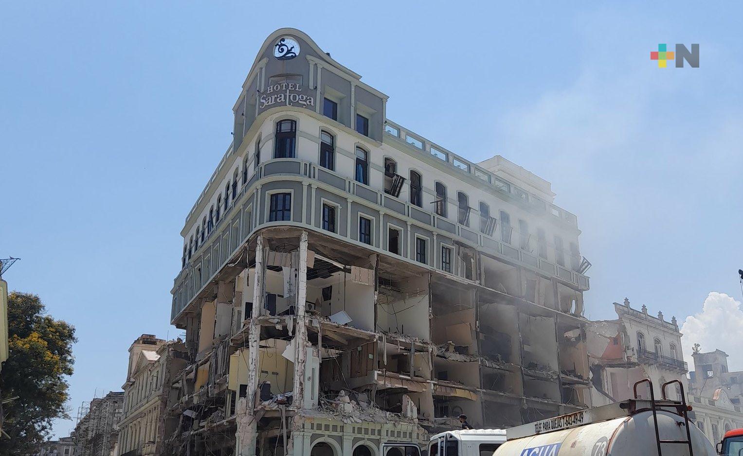Gobierno cubano confirma 22 decesos tras explosión en Hotel Saratoga