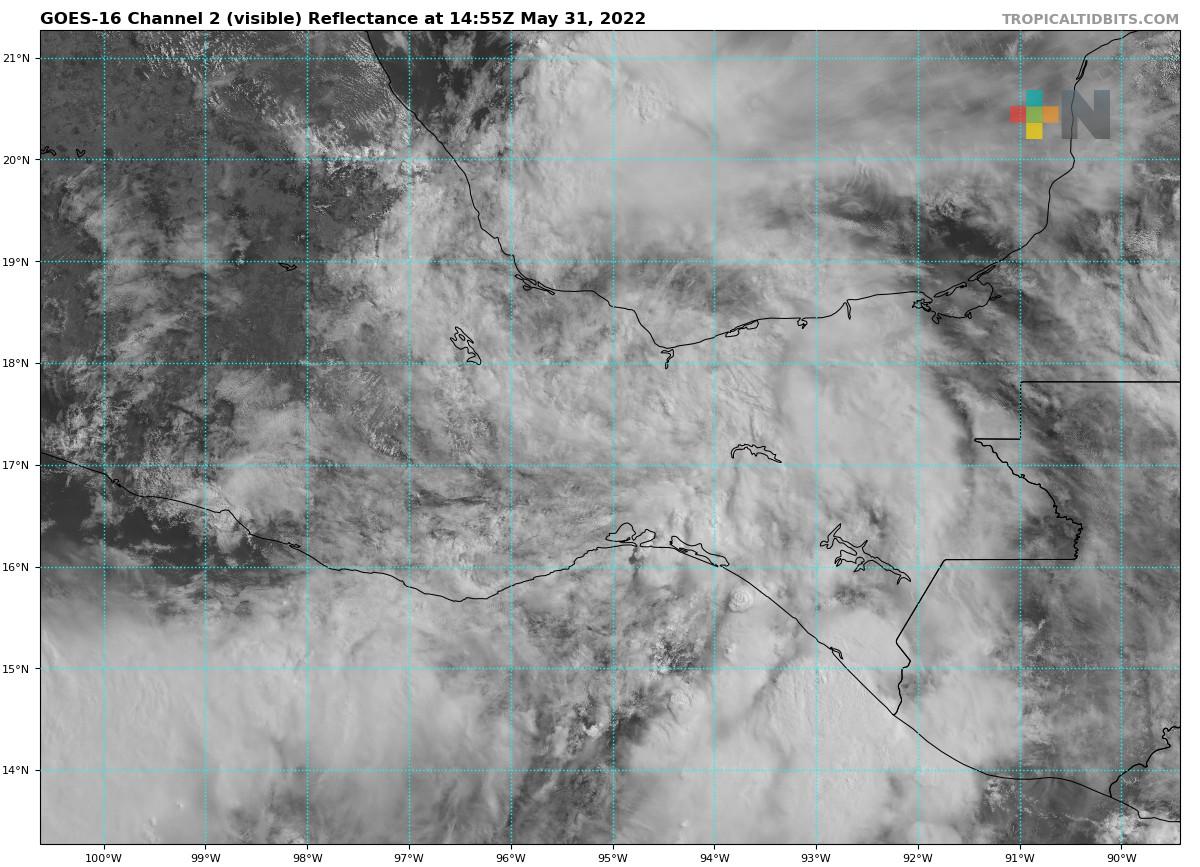 Persiste probabilidad de tormentas y lluvias muy fuertes al sur de Veracruz