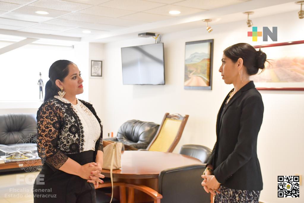 Disminución del delito: tema central de reunión entre alcaldesa de Santiago Tuxtla y fiscal del estado