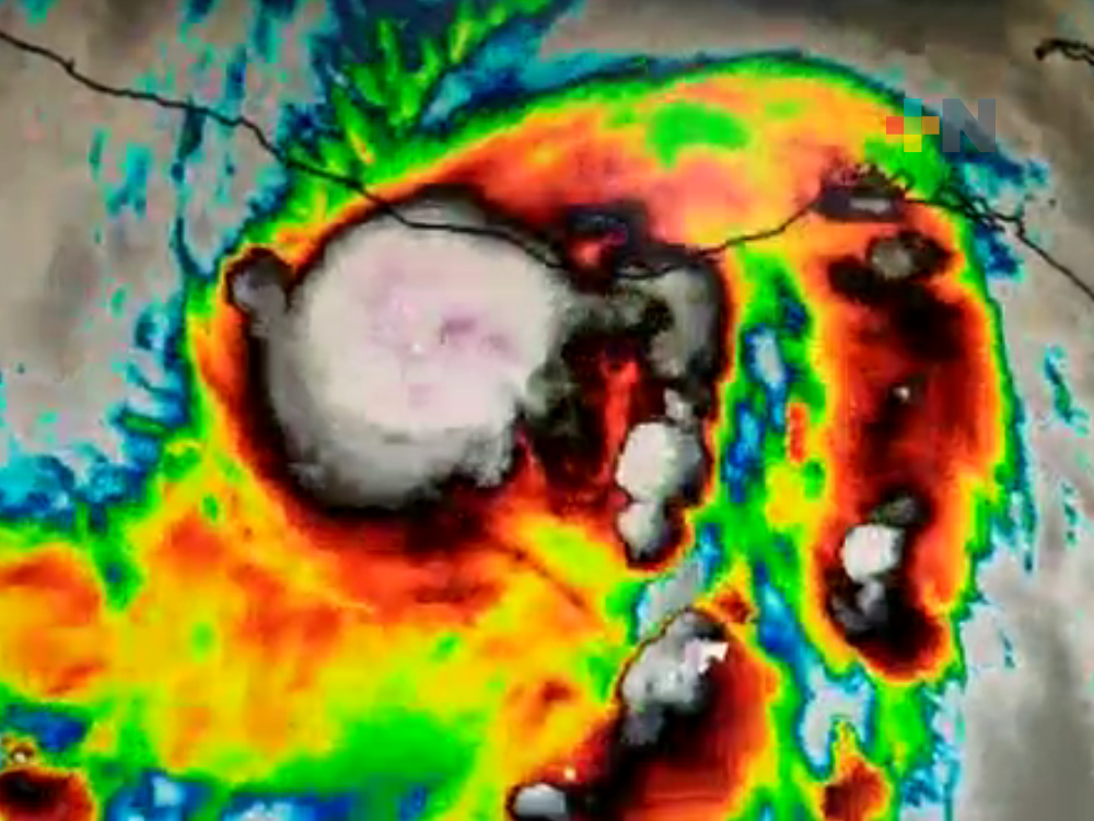 Huracán se extinguirá el martes en el sur de Veracruz: SPC