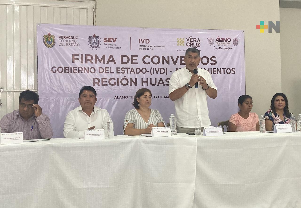Integran municipios de Huasteca Alta al Sistema Estatal del Deporte