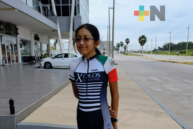 Jennifer Navarro representará a Veracruz en el triatlón de los Juegos Nacionales Conade