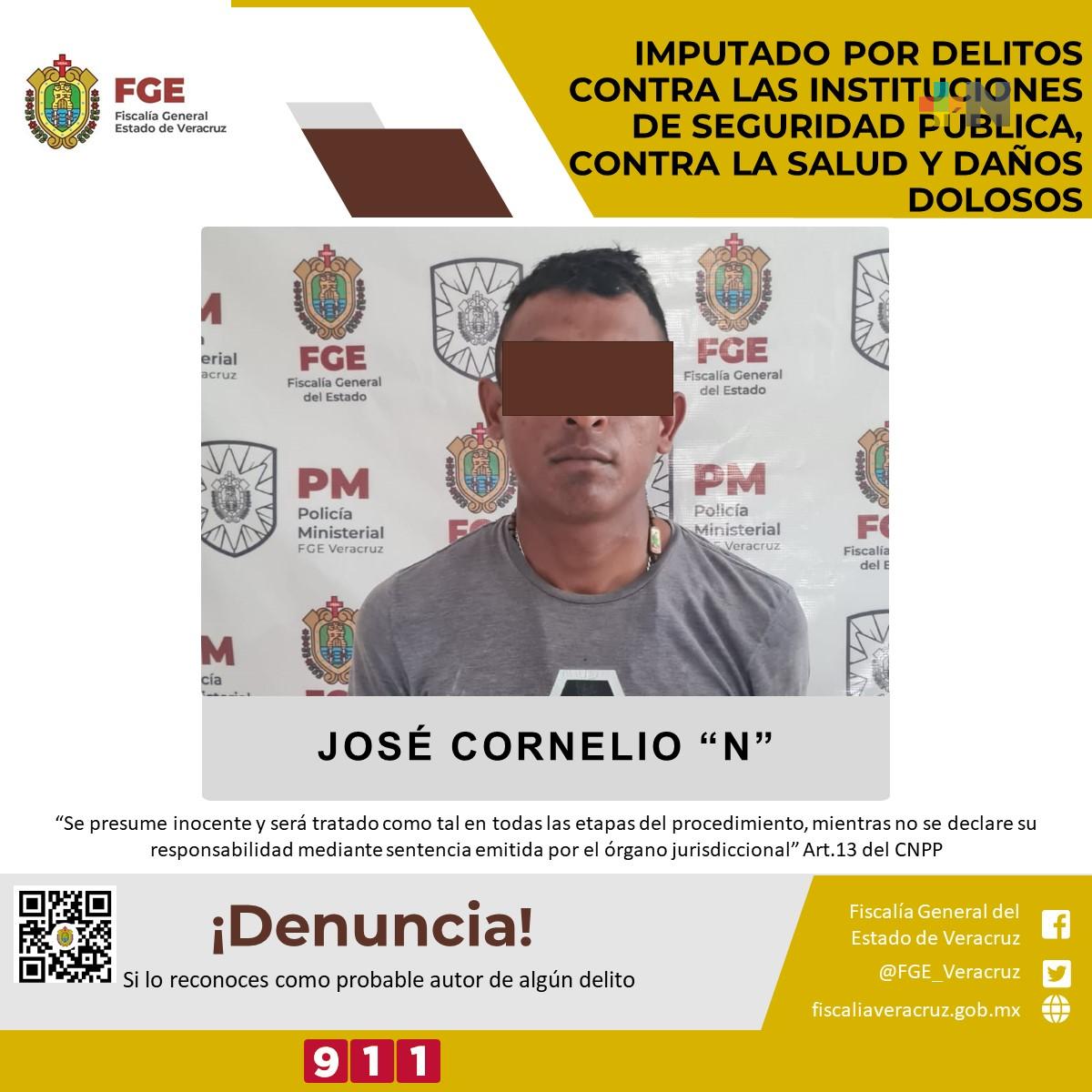 Imputan a dos detenidos por delitos contra instituciones de seguridad en Tuxpan