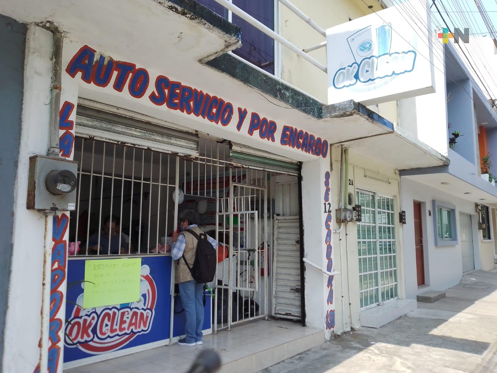 Lavanderías de Veracruz afectadas por la falta de agua