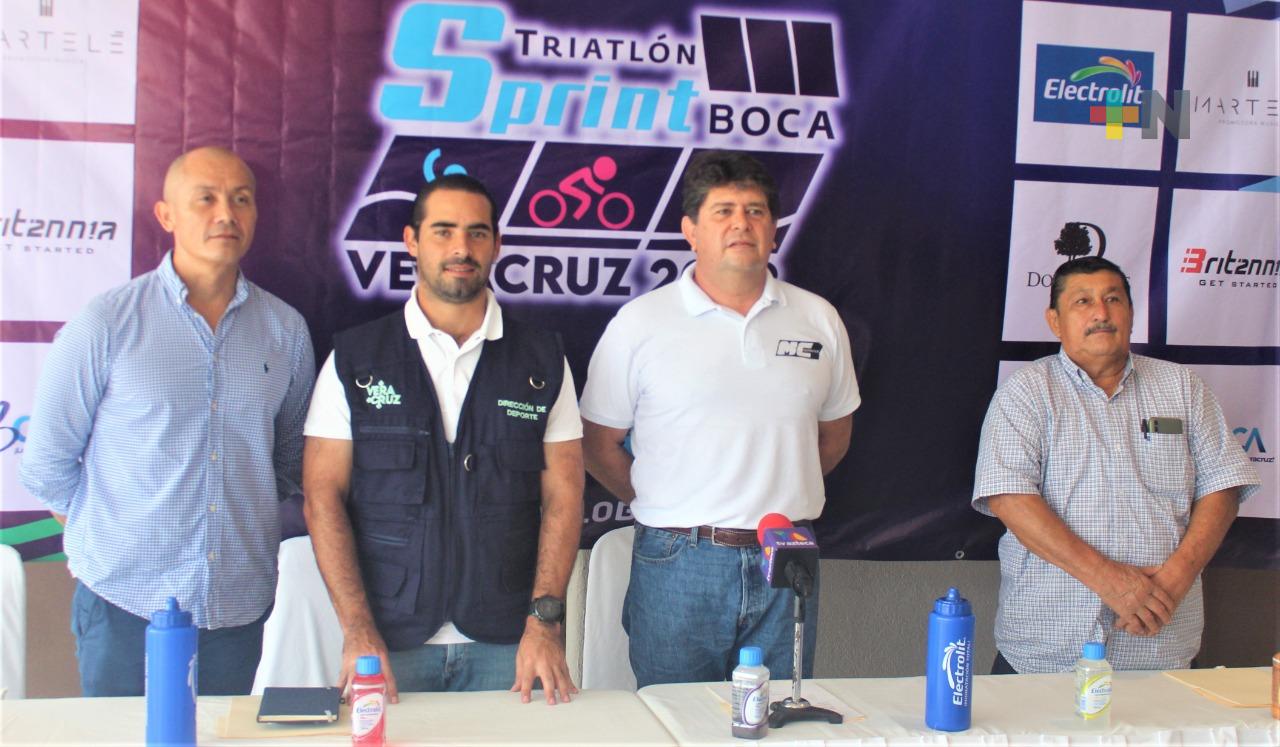 Presentan el Triatlón Sprint Boca 2022