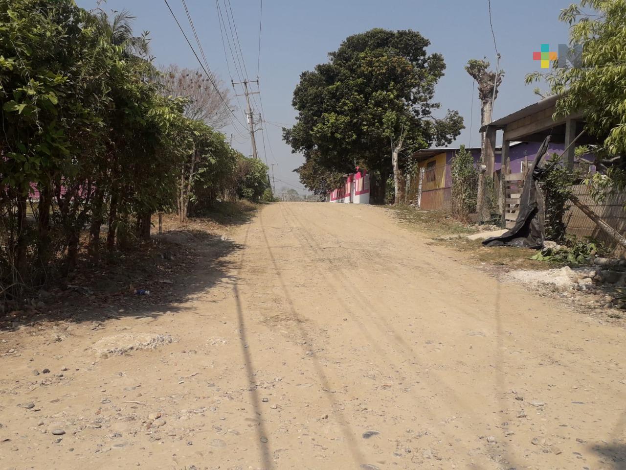 Gestionan obras para la comunidad de Laja de Zapote Bueno en Tuxpan