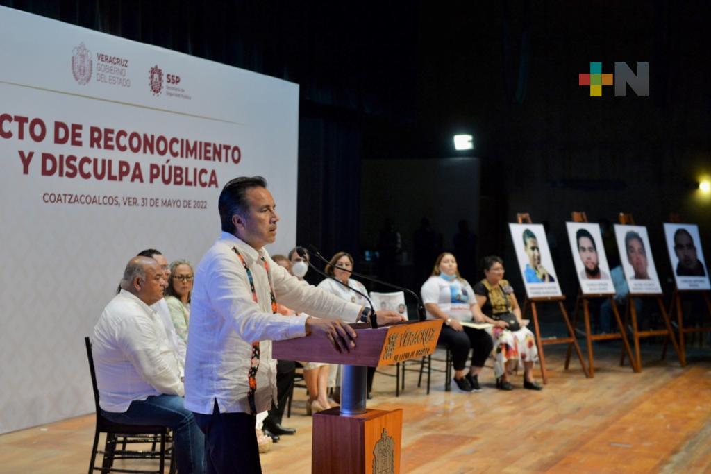 Estado no puede repetir violaciones a derechos humanos del pasado: Cuitláhuac García