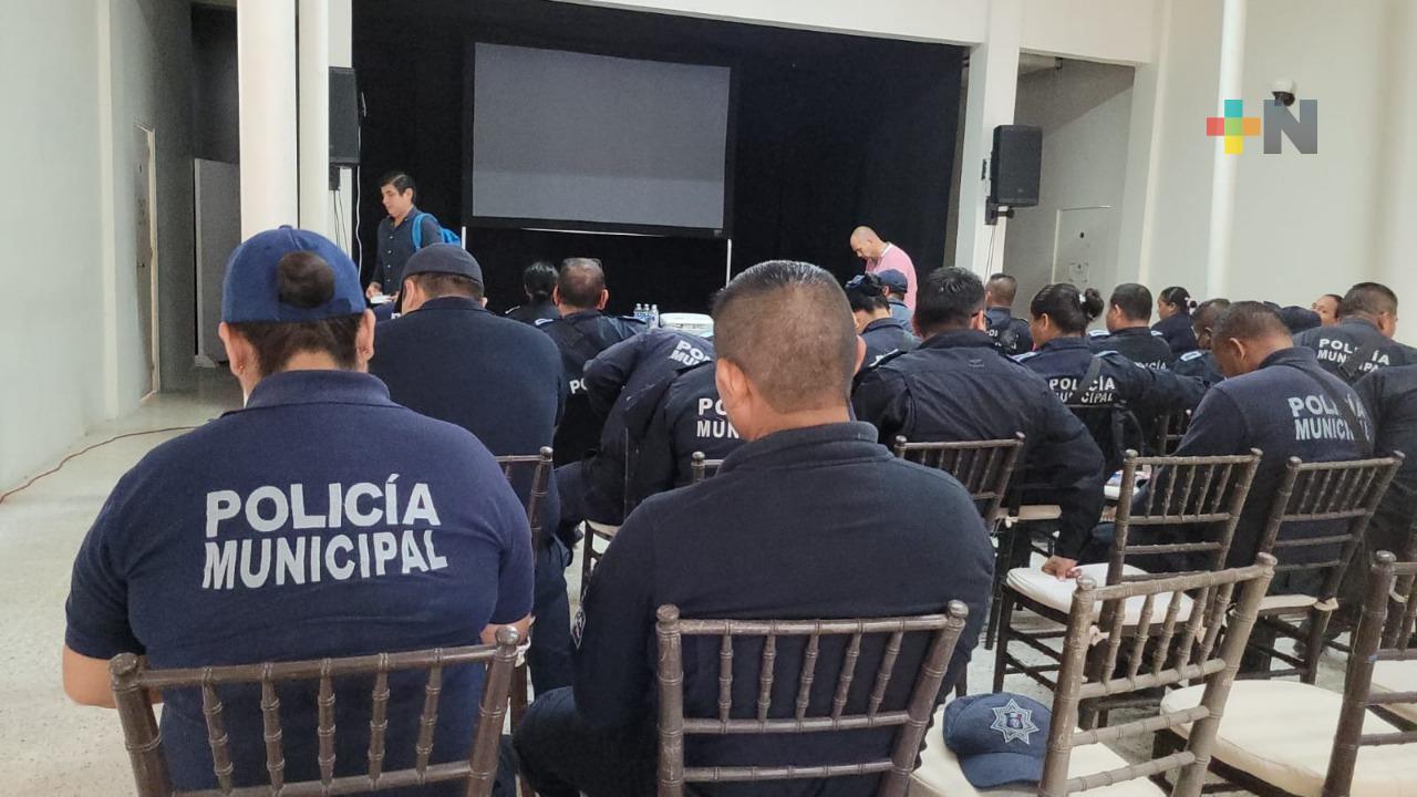 Policía municipal de Coatzacoalcos capacitará al gremio en derechos humanos