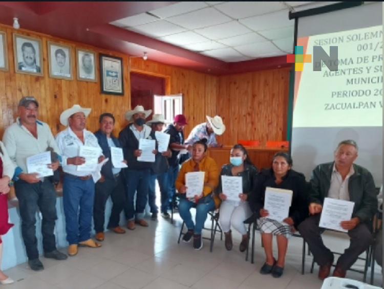 Se llevó a cabo toma de protesta para agentes y subagentes municipales de Zacualpan
