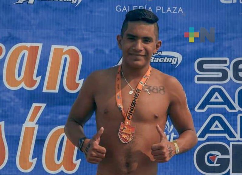 Destaca Tristhan Hernández en Travesía de Aguas Abiertas 2022