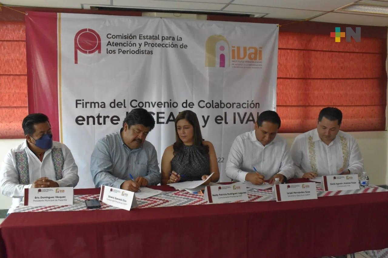 Firman CEAPP e IVAI convenio de colaboración