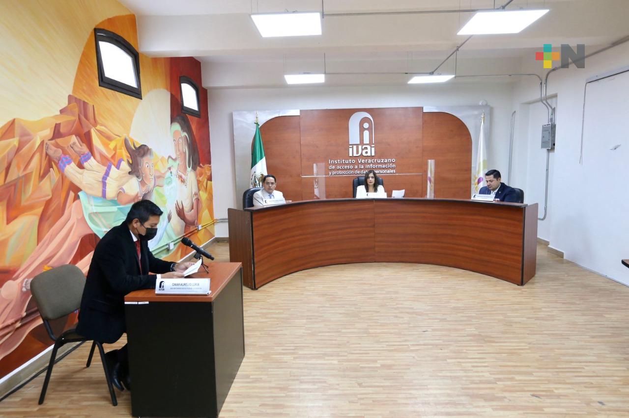 Llama IVAI a ayuntamientos a cumplir con obligaciones de transparencia